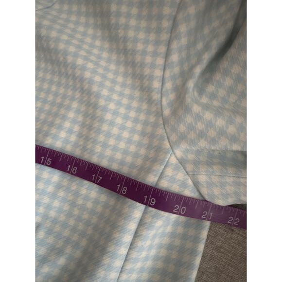 Alice + Olivia Justin Gingham Double-Breasted  Blazer, US 10 - Picture 9 of 10